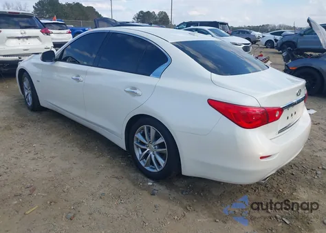 2017 Infiniti Q50 3.0T Premium z USA, uszkodzony, nr VIN JN1EV7AP2HM736943